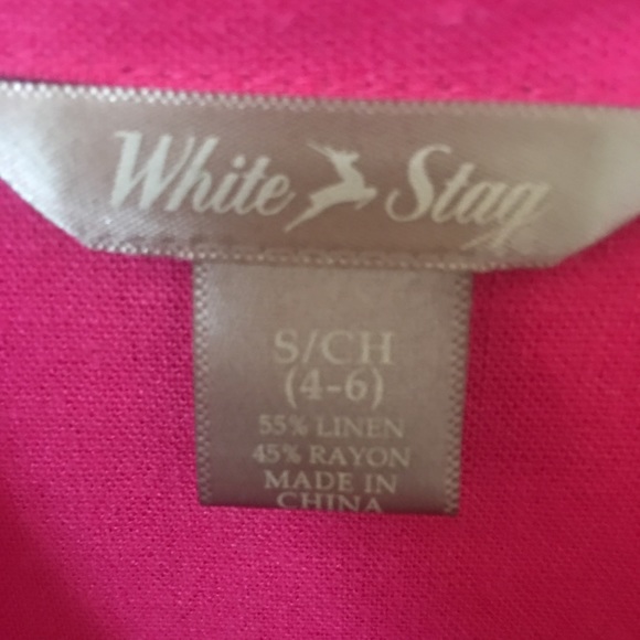 White Stag Pink Short Sleeve Blouse (S- 4-6)🌷 - Picture 6 of 8